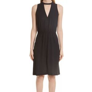 NEW! A.L.C. Women's Kenyatta Silk Dress,‎ Midnight Black, Size 8 $495